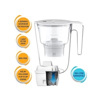 Philips Su Arıtma Filtreli Sürahi 3,4 L Awp2953wht Philips Su Arıtma Filtreli Sürahi 3,4 L Awp2953wht