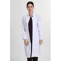 Başak Önlük Tesettür Hakim Yaka Doktor Öğretmen Hemşire Önlüğü Beyaz Başak Önlük Tesettür Hakim Yaka Doktor Öğretmen Hemşire Önlüğü Beyaz