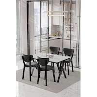 Avvio Rubi Elma Sandalye 80x120 Yemek Masası Mutfak Masası 4 Kişilik Masa Sandalye Takımı Düz Beyaz Avvio Rubi Elma Sandalye 80x120 Yemek Masası Mutfak Masası 4 Kişilik Masa Sandalye Takımı Düz Beyaz
