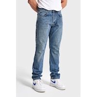 it's basic Erkek Kot Rengi Straight Fit %100 Koton Denim Kırmızı it's basic Erkek Kot Rengi Straight Fit %100 Koton Denim Kırmızı