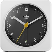 Braun Bc03wb Beyaz-siyah Klasik Seyahat Analaog Alarmlı Masa Saati Brn.bc03wb Braun Bc03wb Beyaz-siyah Klasik Seyahat Analaog Alarmlı Masa Saati Brn.bc03wb