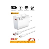 120w Turbo Ultra Hızlı Akım Korumalı Şarj Aleti Usb- Type-c Kablo Ve Adaptör Şarj Seti 120w Turbo Ultra Hızlı Akım Korumalı Şarj Aleti Usb- Type-c Kablo Ve Adaptör Şarj Seti
