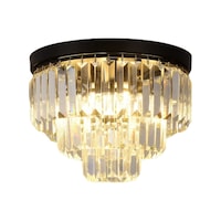 Efsane 40 Lık Kristal Taşlı Siyah Modern Salon Avize Efsane 40 Lık Kristal Taşlı Siyah Modern Salon Avize