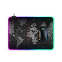 Ally Dünya Desenli Rgb Led Işıklı Oyuncu Mouse Pad 300-250-4Mm Ally Dünya Desenli Rgb Led Işıklı Oyuncu Mouse Pad 300-250-4Mm