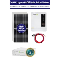 16 Kw Lityum Akülü Solar Güneş Enerjisi Sistemi 16 Kw Lityum Akülü Solar Güneş Enerjisi Sistemi