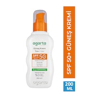 Agarta Yüz ve Vücut Koruyucu Güneş Kremi SPF50+ 200 ML