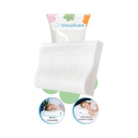 Viscofoam Hava Kanallı Ortopedik Boyun Destekli Yastık Visco Yastık 57x37x10-7cm Viscofoam Hava Kanallı Ortopedik Boyun Destekli Yastık Visco Yastık 57x37x10-7cm