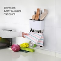 Ecoco Duvara Yapışkanlı Çatal Kaşık Bıçak Mutfak Düzenleyici Ecoco Duvara Yapışkanlı Çatal Kaşık Bıçak Mutfak Düzenleyici