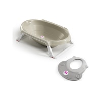 Okbaby Bebek Banyo Seti Onda Slim Katlanır Küvet + Hippo Duş Şapkası A.gri Okbaby Bebek Banyo Seti Onda Slim Katlanır Küvet + Hippo Duş Şapkası A.gri