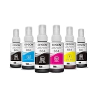 Epson 664 L382 Uyumlu 4 Renk +2 Siyah Mürekkep Takımı Epson 664 L382 Uyumlu 4 Renk +2 Siyah Mürekkep Takımı