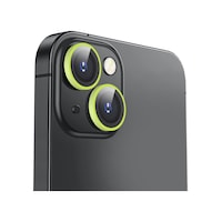 Buff Apple Uyumlu iPhone 15 / 15 Plus Neon Metal Lens Koruyucu Light Green Buff Apple Uyumlu iPhone 15 / 15 Plus Neon Metal Lens Koruyucu Light Green