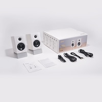Edifier M60 Multimedia Kompakt Masaüstü Bluetooth Hoparlör - Beyaz Alüminyum Stand Edifier M60 Multimedia Kompakt Masaüstü Bluetooth Hoparlör - Beyaz Alüminyum Stand