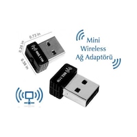 300 Mbps Mini Kablosuz (Wireless) Ağ Adaptörü-Pc USB Wi-Fi Alıcı 300 Mbps Mini Kablosuz (Wireless) Ağ Adaptörü-Pc USB Wi-Fi Alıcı