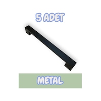 Safran Kalın Alüminyum Metal Lüks Modern Mobilya Çekmece Mutfak Dolabı Kulpu Siyah 192mm 5 Adet Siyah Safran Kalın Alüminyum Metal Lüks Modern Mobilya Çekmece Mutfak Dolabı Kulpu Siyah 192mm 5 Adet Siyah