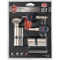Kale Kilit 264 Cech 2'li Set Hareketli Pimli Silindir 68mm Kale Kilit 264 Cech 2'li Set Hareketli Pimli Silindir 68mm