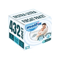 Molfix Premium Bebek Bezi Beden:1 Yeni Doğan 2-5kg 432 Adet 6'lı Molfix Premium Bebek Bezi Beden:1 Yeni Doğan 2-5kg 432 Adet 6'lı