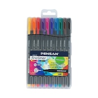 Pensan 6500 Plastik Kutulu Fineliner Kalem 10'lu Pensan 6500 Plastik Kutulu Fineliner Kalem 10'lu