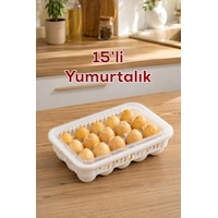 Porsima Vc-722 Peggy 15 Bölmeli Kapaklı Yumurta Kutusu Yumurtalık Buzdolabı Organizeri Saklama Kabı Beyaz Porsima Vc-722 Peggy 15 Bölmeli Kapaklı Yumurta Kutusu Yumurtalık Buzdolabı Organizeri Saklama Kabı Beyaz