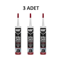 Selsil Ultra Tack Beyaz Silikon 290 Ml 3 Adet Selsil Ultra Tack Beyaz Silikon 290 Ml 3 Adet