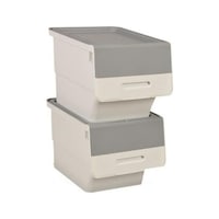 Motek Beyaz Tekerlekli Organizer Çok Amaçlı Saklama Kutusu 2x12 Lt Motek Beyaz Tekerlekli Organizer Çok Amaçlı Saklama Kutusu 2x12 Lt