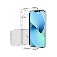 Apple Uyumlu iPhone 13 Kamera Korumalı 3D Şeffaf Silikon Kılıf 514128999 Apple Uyumlu iPhone 13 Kamera Korumalı 3D Şeffaf Silikon Kılıf 514128999