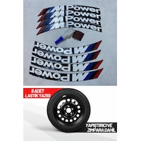 Mpower Motosiklet Ve Otomobil Araç 3d Oto Lastik Yazısı Sticker Arma 8 Adet Kırmızı Beyaz Mpower Motosiklet Ve Otomobil Araç 3d Oto Lastik Yazısı Sticker Arma 8 Adet Kırmızı Beyaz