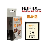 Fujifilm X-A1 X-A2 X-E1 X-E2 X-E2S için Np-W126 Np-W126S Batarya Fujifilm X-A1 X-A2 X-E1 X-E2 X-E2S için Np-W126 Np-W126S Batarya