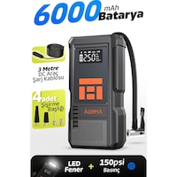 Auhma A9922 Taşınabilir Şarjlı Hava Pompası 150 Psı 6000 Mah Lcd Göstergeli Led Fenerli Araç Lastik Auhma A9922 Taşınabilir Şarjlı Hava Pompası 150 Psı 6000 Mah Lcd Göstergeli Led Fenerli Araç Lastik