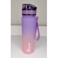 Shop-Set Tritan Motivasyonlu Su Matarası 650 ML Lila - Pembe Shop-Set Tritan Motivasyonlu Su Matarası 650 ML Lila - Pembe