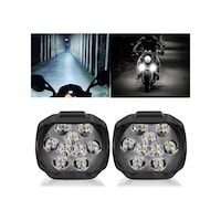 Motosiklet Sis Far 9 Led Sis Drl Lamba Scooter Atv Motosiklet 2 Adet Oto Çizgi Motosiklet Sis Far 9 Led Sis Drl Lamba Scooter Atv Motosiklet 2 Adet Oto Çizgi
