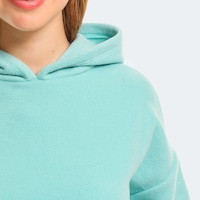 Slazenger SASSA IN Kadın Kapüşonlu Cepli Yeşil Polar Slazenger SASSA IN Kadın Kapüşonlu Cepli Yeşil Polar