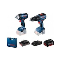 Bosch Gds 18v-400 + Gsb 18v-50 Akülü Set (2.0Ah+5.0Ah) - 06019K0003 Bosch Gds 18v-400 + Gsb 18v-50 Akülü Set (2.0Ah+5.0Ah) - 06019K0003