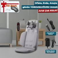 Rlx50 3d Shiatsu Masaj Koltuğu Isıtmalı, Titreşimli, Masaj Cihazı Gri Rlx50 3d Shiatsu Masaj Koltuğu Isıtmalı, Titreşimli, Masaj Cihazı Gri
