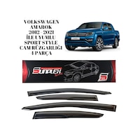 Volkswagen Amarok 2012 2013 2014 2015 2016 2017 2018 2019 2020 2021 İle Uyumlu Sport Style Cam Rüzgarlığı 4 Parça Sunplex 1 Adet Volkswagen Amarok 2012 2013 2014 2015 2016 2017 2018 2019 2020 2021 İle Uyumlu Sport Style Cam Rüzgarlığı 4 Parça Sunplex 1 Adet