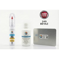 Fıat-tofaş 249 Beyaz Rötuş Seti - 2 Si 1 Arada İğne Ve Fırça Uçlu Şişe, Solüsyon Ve Rötuş Çeliği Fıat-tofaş 249 Beyaz Rötuş Seti - 2 Si 1 Arada İğne Ve Fırça Uçlu Şişe, Solüsyon Ve Rötuş Çeliği