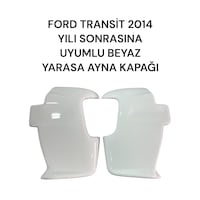 Ford Transit 2014 Sonrası Uyumlu Beyaz Yarasa Ayna Kapağı