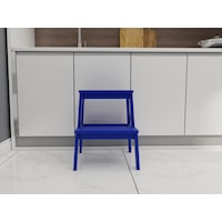 Fastwood Basamaklı Ahşap Tabure Mavi Fastwood Basamaklı Ahşap Tabure Mavi