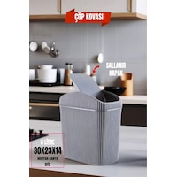 6 Lt Çöp Kovası, Mutfak, Banyo, Tuvalet, Ofis Çöp Kutusu Gri Diğer 6 Lt Çöp Kovası, Mutfak, Banyo, Tuvalet, Ofis Çöp Kutusu Gri Diğer