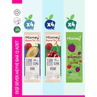 Mixmey Ekşi Sever Meyve Barı – 12 Adet | Atıştırmalıklar – Vegan, Glutensiz (20GR X 12 ADET) Mixmey Ekşi Sever Meyve Barı – 12 Adet | Atıştırmalıklar – Vegan, Glutensiz (20GR X 12 ADET)