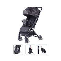 Baby Storch - Merlin Model Compact Bebek Arabası Kabin Boy - Siyah Baby Storch - Merlin Model Compact Bebek Arabası Kabin Boy - Siyah