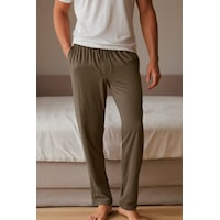 Elemge %100 Pamuk Süprem Erkek Pijama Altı Haki Cepli Rahat Kalıp Relax Fit Lastikli Ipli Terletmez Esnek Elemge %100 Pamuk Süprem Erkek Pijama Altı Haki Cepli Rahat Kalıp Relax Fit Lastikli Ipli Terletmez Esnek