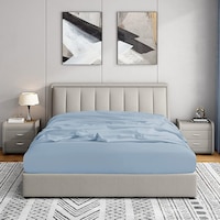 Soley Jersey %100 Pamuk Çift Kişilik 140 X 200 Lastikli Çarşaf Mavi Soley Jersey %100 Pamuk Çift Kişilik 140 X 200 Lastikli Çarşaf Mavi