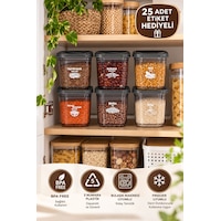Porsima 4520 Füme Kiler Box 6'lı Dikdörtgen Erzak Saklama Kabı Seti 1,3 Litre Bakliyat, Baharat Ve Mutfak Düzenleyici Etiket Hediyeli Füme - Şeffaf Porsima 4520 Füme Kiler Box 6'lı Dikdörtgen Erzak Saklama Kabı Seti 1,3 Litre Bakliyat, Baharat Ve Mutfak Düzenleyici Etiket Hediyeli Füme - Şeffaf
