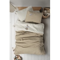 Cotton Box Cuddly Nakışlı Bebek Nevresim Takımı Lamp Bej Cotton Box Cuddly Nakışlı Bebek Nevresim Takımı Lamp Bej
