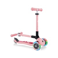 Globber Junior Fantasy Katlanabilir Işıklı Scooter - Pastel Pembe Globber Junior Fantasy Katlanabilir Işıklı Scooter - Pastel Pembe