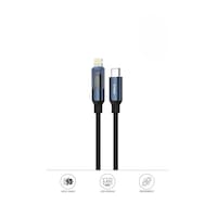 Torima U22 Type-c To Lightning 27 W Led Ekranlı Dayanıklı Örgü Hızlı Şarj Kablosu Siyah Torima U22 Type-c To Lightning 27 W Led Ekranlı Dayanıklı Örgü Hızlı Şarj Kablosu Siyah