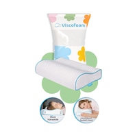 Viscofoam Küçük Boyun Destekli Ortopedik Yastık Visco Yastık 46x30x10-8cm Viscofoam Küçük Boyun Destekli Ortopedik Yastık Visco Yastık 46x30x10-8cm