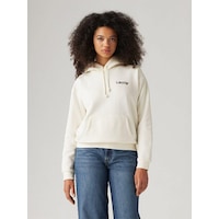 Levi's Graphic Everyday Hoodie-5060 Stacked Snowflower Tonal White Levi's Graphic Everyday Hoodie-5060 Stacked Snowflower Tonal White