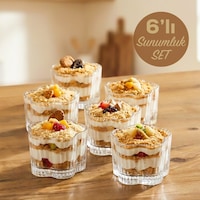Porsima Ryg7061 Flower 6lı Cam Kase Puding Magnolya Tatlı Ve Dondurma Kasesi Kahvaltılık Kase Seti Çerez Kasesi 6x7,5cm Şeffaf Porsima Ryg7061 Flower 6lı Cam Kase Puding Magnolya Tatlı Ve Dondurma Kasesi Kahvaltılık Kase Seti Çerez Kasesi 6x7,5cm Şeffaf
