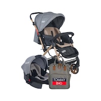 Tommybaby Cool Bebek Arabası Çift Yönlü Bebek Aarabası Puset Çanta Bebek Çanta Gri Tommybaby Cool Bebek Arabası Çift Yönlü Bebek Aarabası Puset Çanta Bebek Çanta Gri